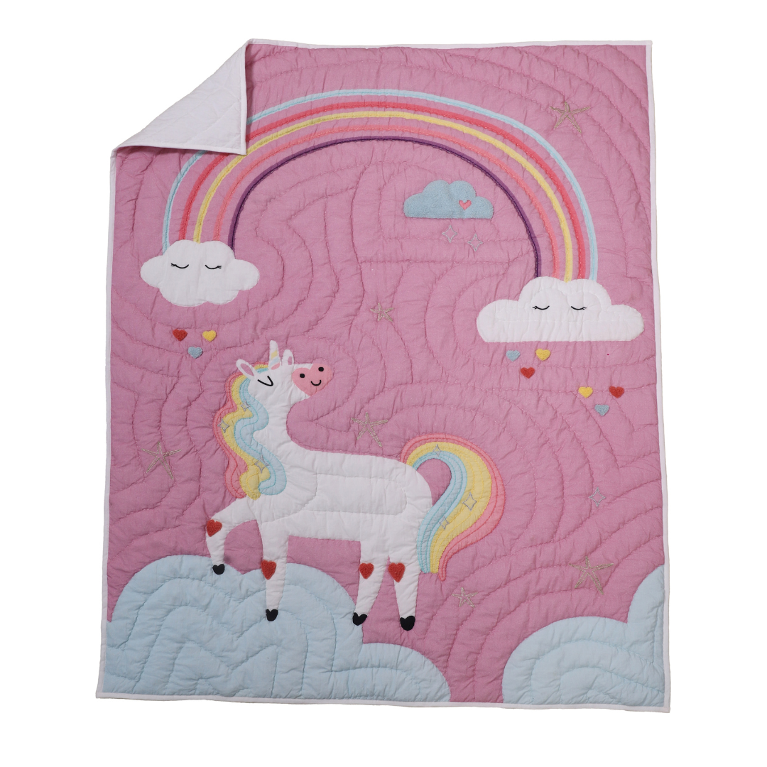 Encanted Unicorn Princess Quilt