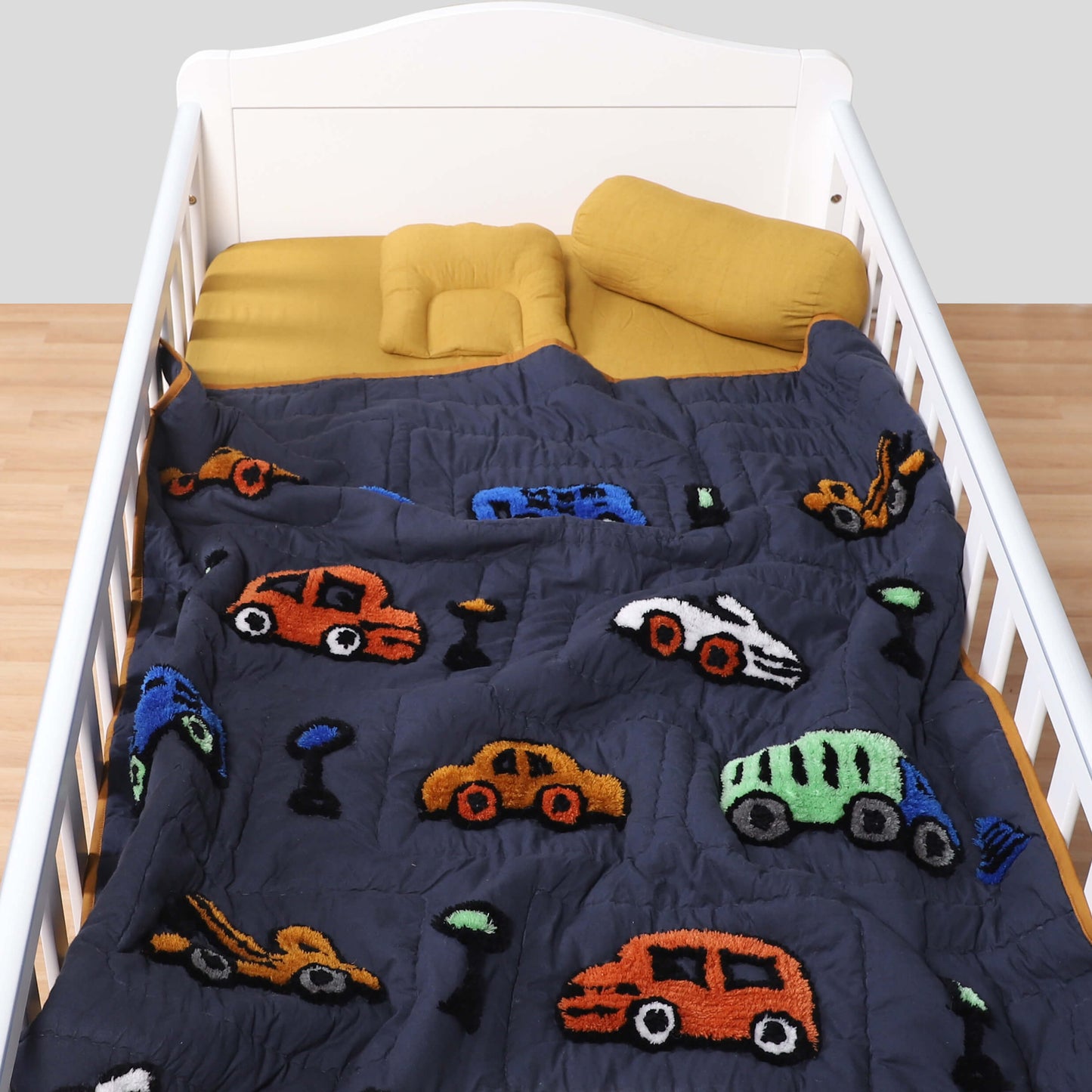 Zooming Wheels Baby Crib Set