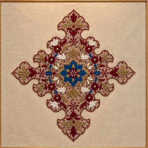 Heritage Floral Mandala Wall Art