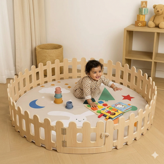 Benefits of Using a Baby Play Mat with Fence at Home
