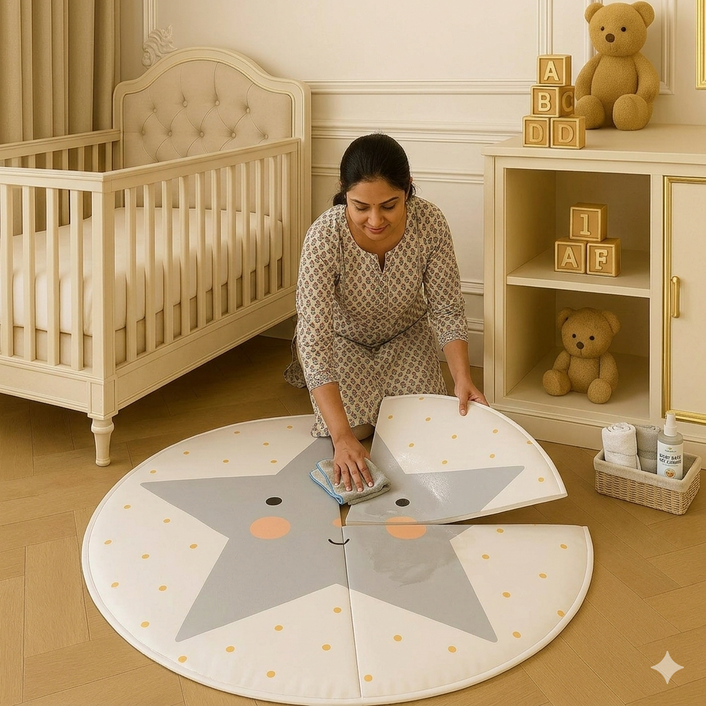 How to Clean a Baby Play Mat Properly Without Chemicals ?