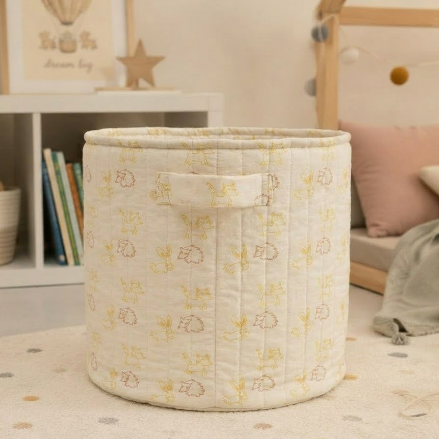 Bunny & Hedgehog Storage Basket