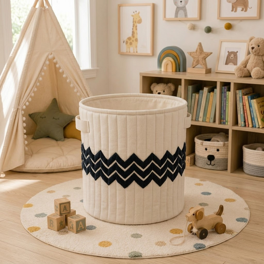 Zig Zag Storage Basket
