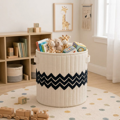 Zig Zag Storage Basket