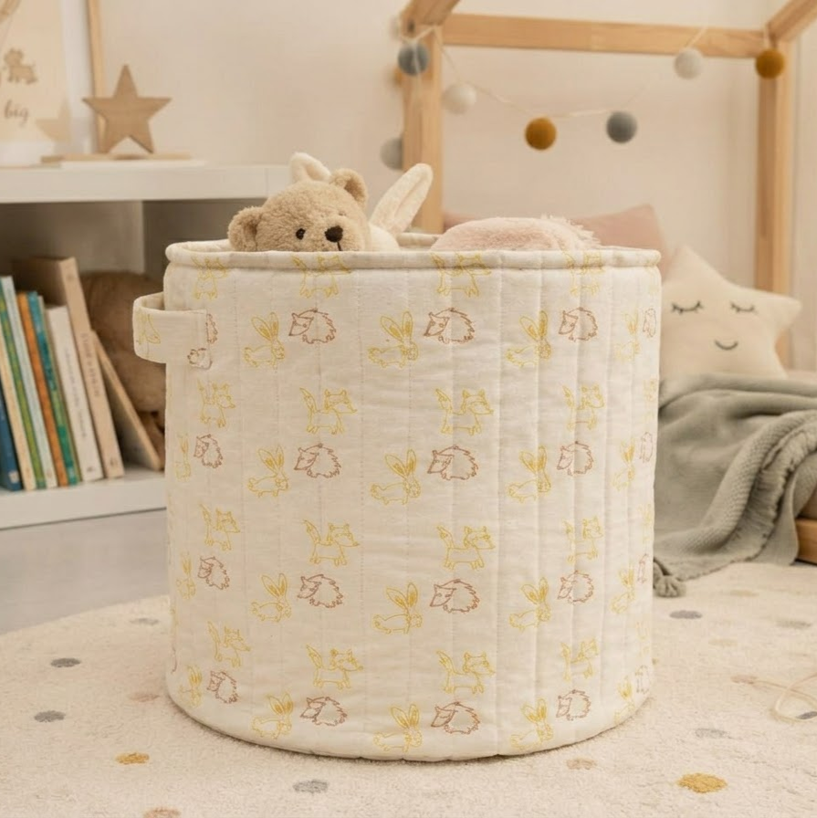 Bunny & Hedgehog Storage Basket