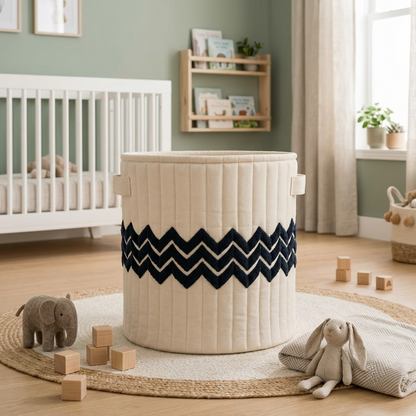 Zig Zag Storage Basket