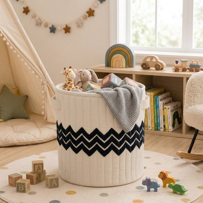 Zig Zag Storage Basket