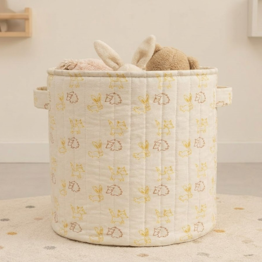 Bunny & Hedgehog Storage Basket