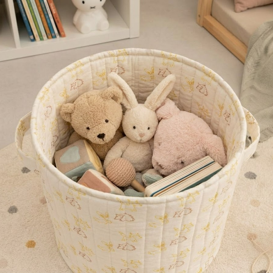 Bunny & Hedgehog Storage Basket