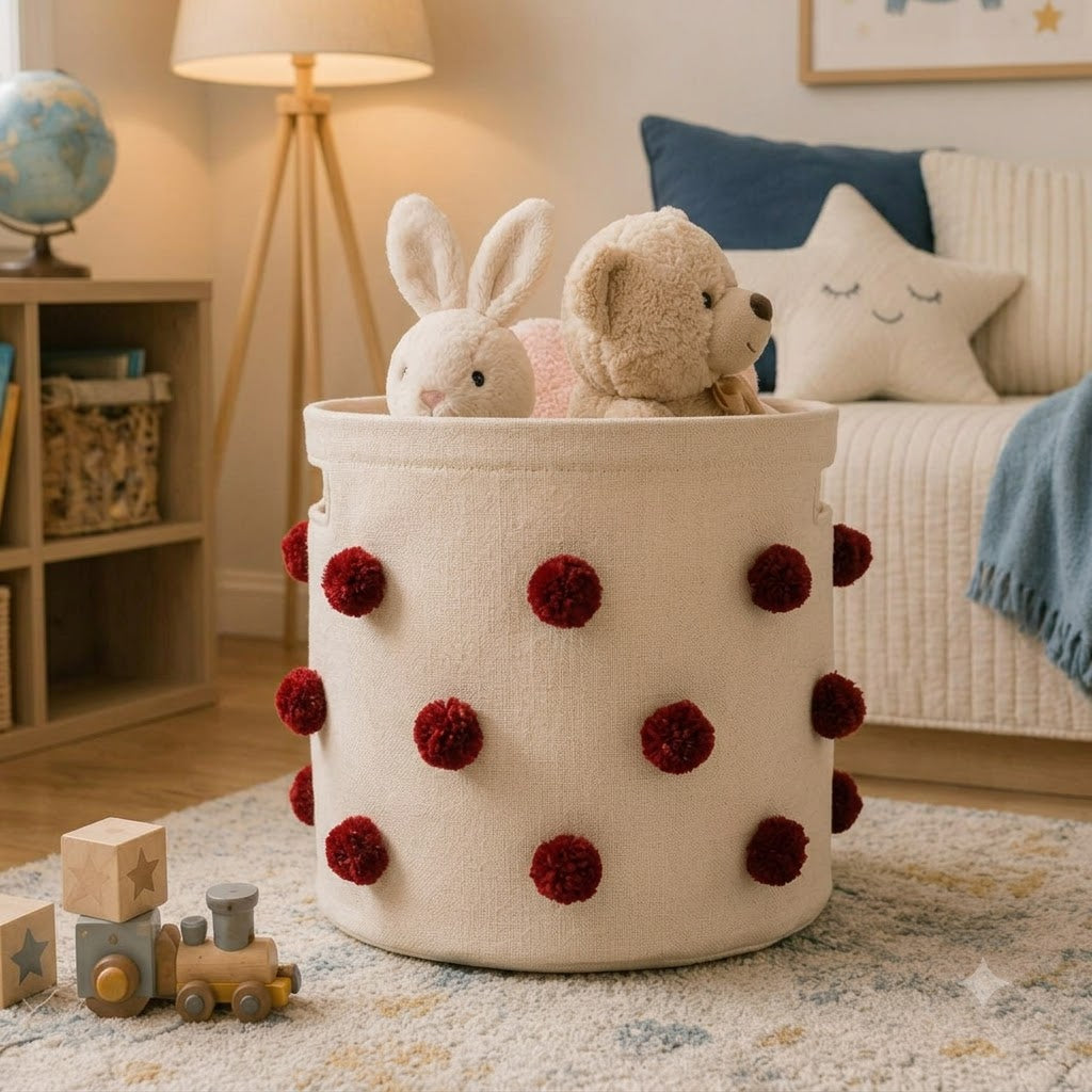 Dotty Delight Storage Basket