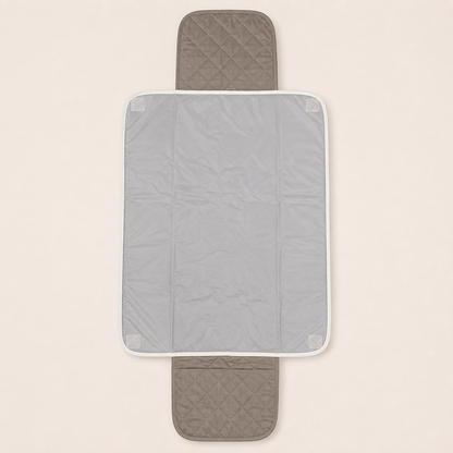 Ducks Embroidered Quilted Baby Changing Mat