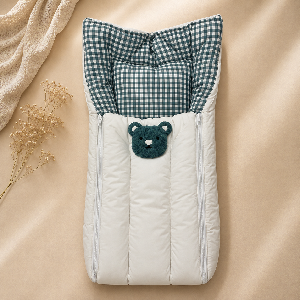 Teddy Bear Cotton Sleeping Bag