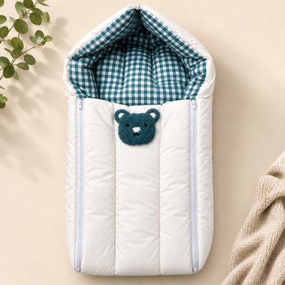 Teddy Bear Cotton Sleeping Bag