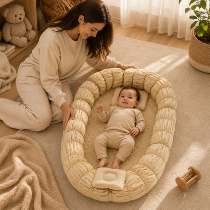 Luxury Quilted Baby Nest & Lounger