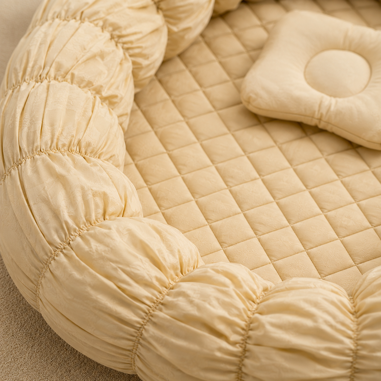 Luxury Quilted Baby Nest & Lounger