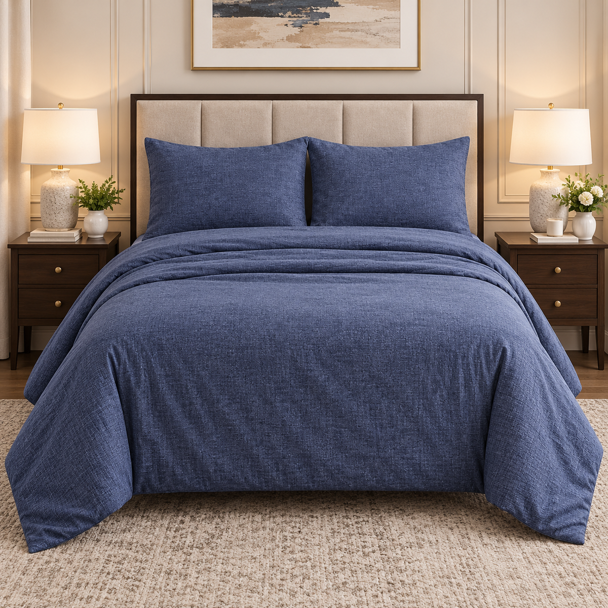 Monaco Stonewashed Duvet Cover Set