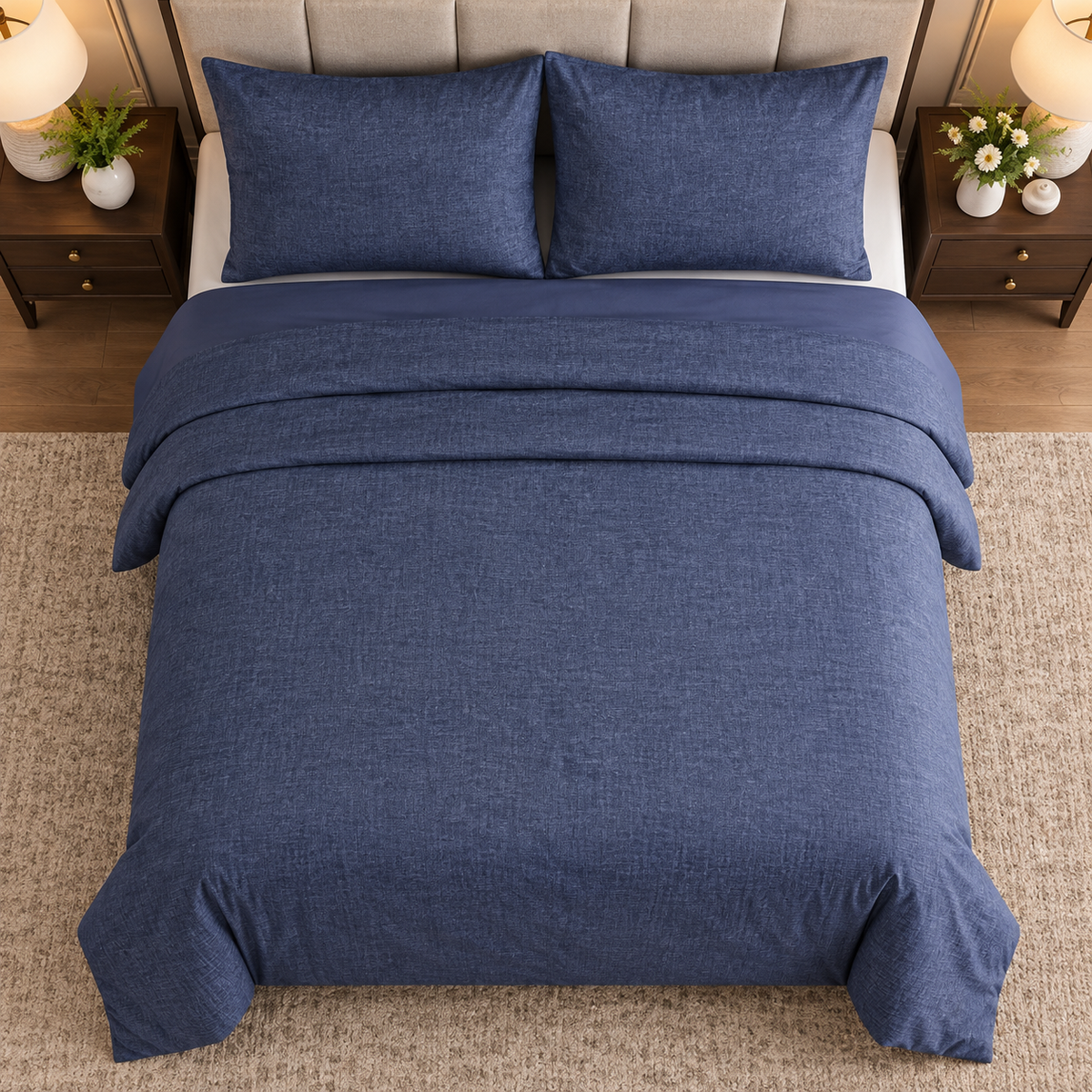 Monaco Stonewashed Duvet Cover Set