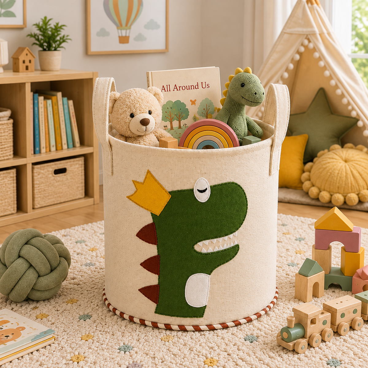 Dinosaur Storage Basket
