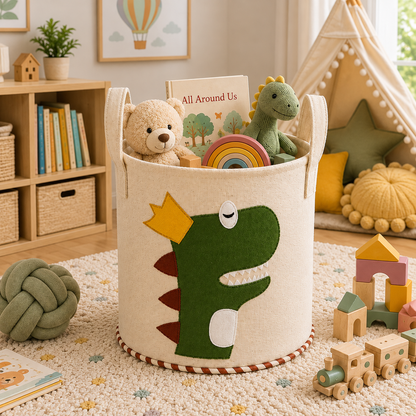 Dinosaur Storage Basket