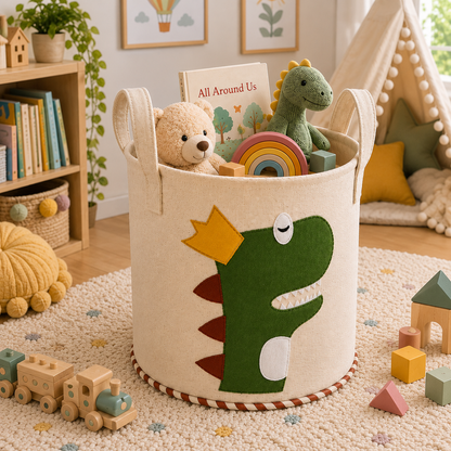 Dinosaur Storage Basket