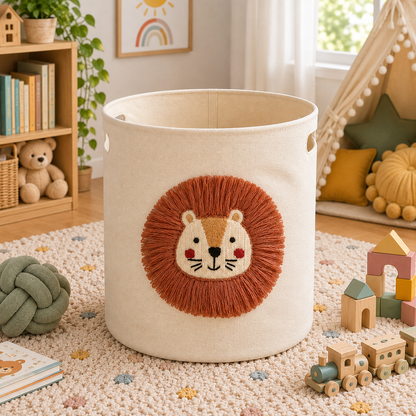 Lion Storage Basket
