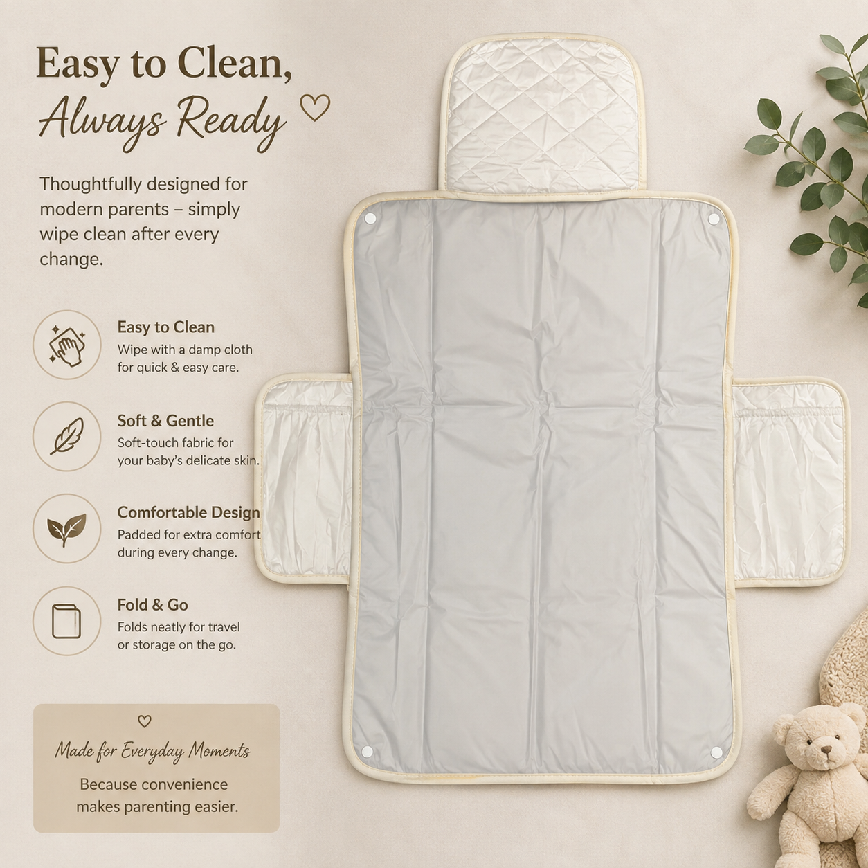 Plan Quilted Baby Changing Mat