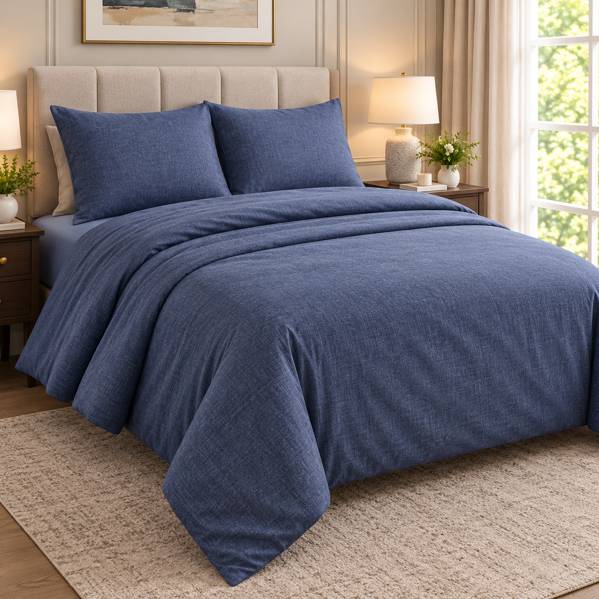 Monaco Stonewashed Duvet Cover Set