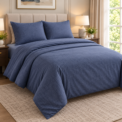 Monaco Stonewashed Duvet Cover Set