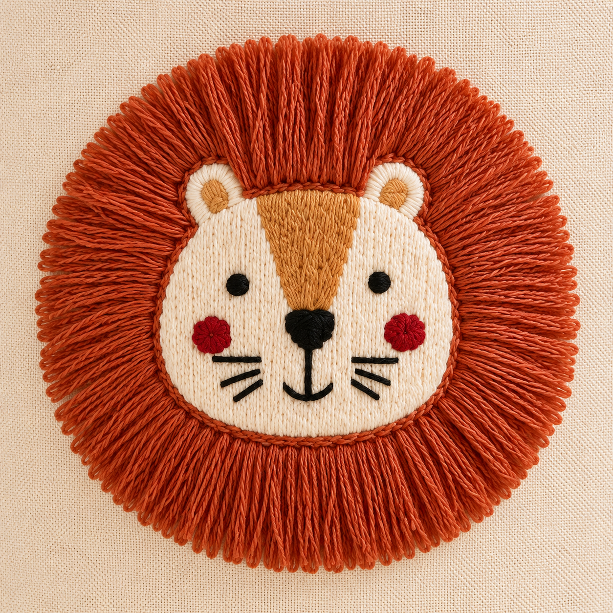 Lion Storage Basket