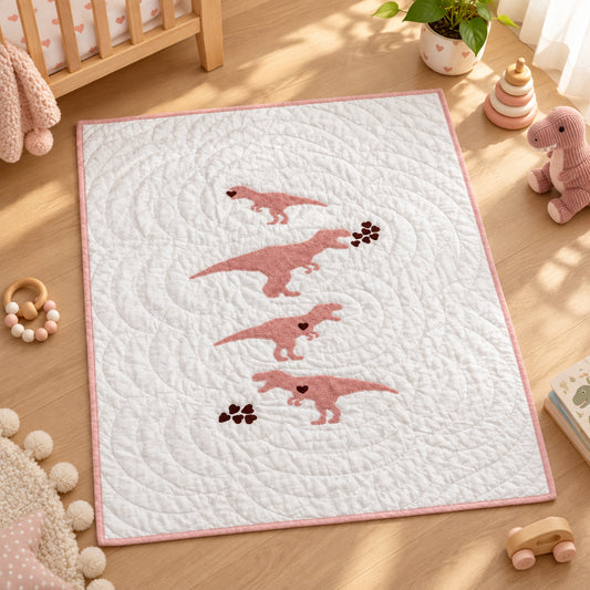 Dino Dreams Baby Quilt