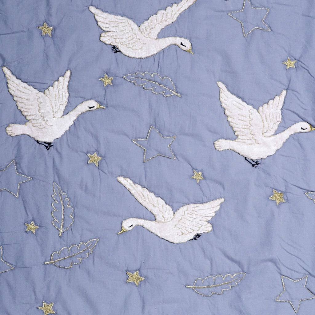 Feathered Friends Baby Quilt