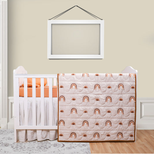 Rainbow Delight Baby Quilt