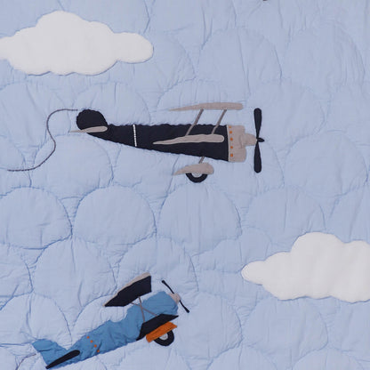 Flight Frenzy Baby Quilt