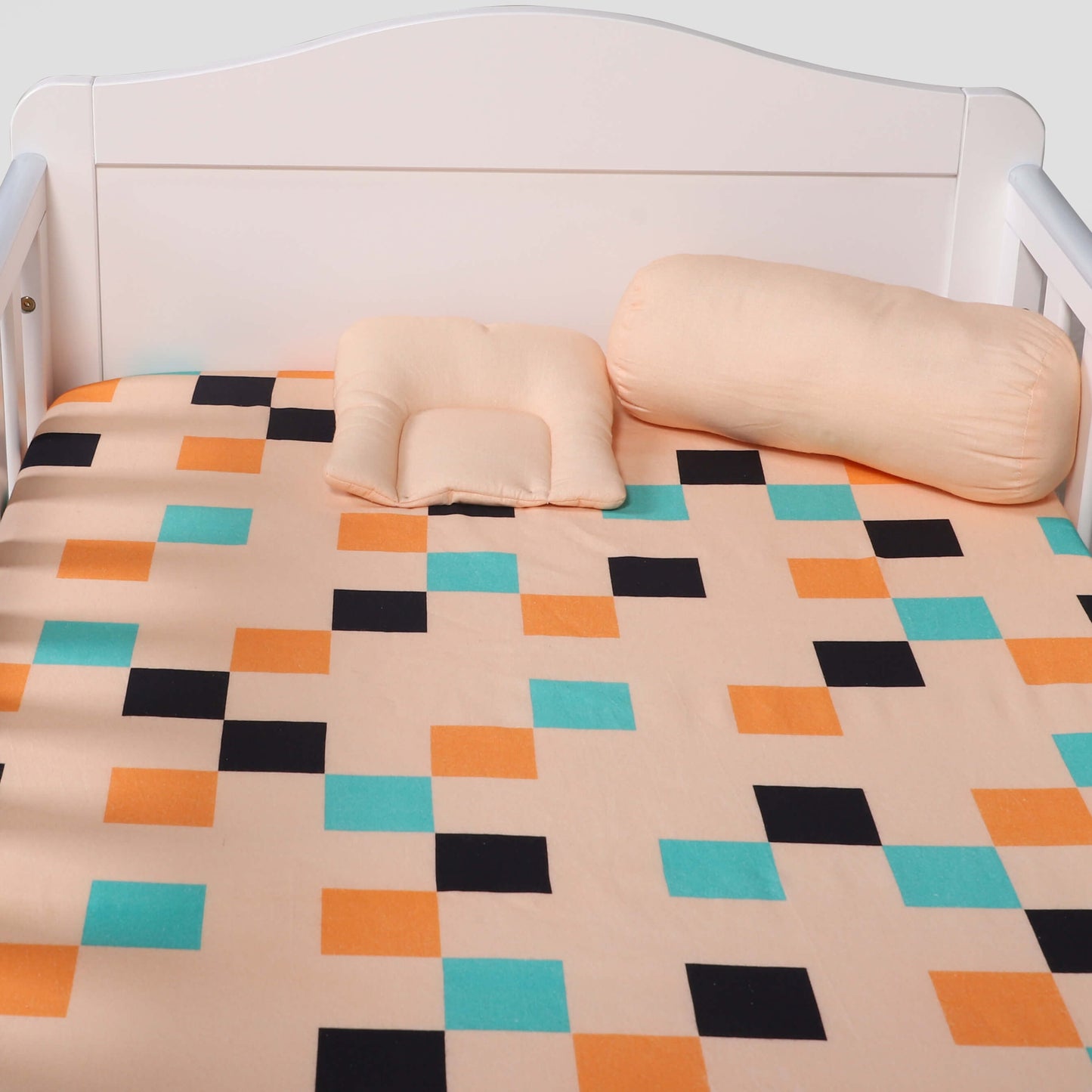 Vibrant Checkers Baby Quilt