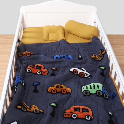Zooming Wheels Baby Crib Set