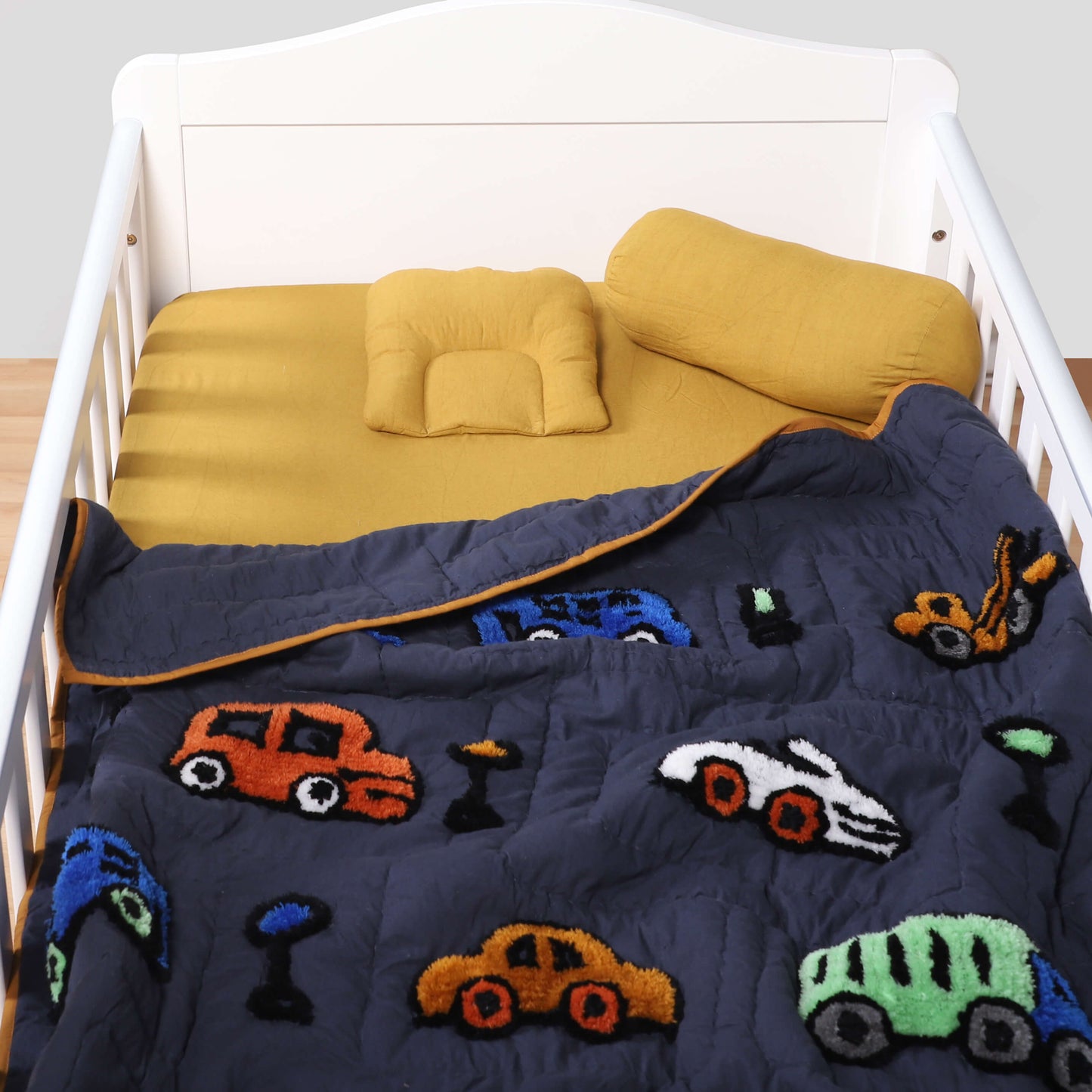 Zooming Wheels Baby Crib Set