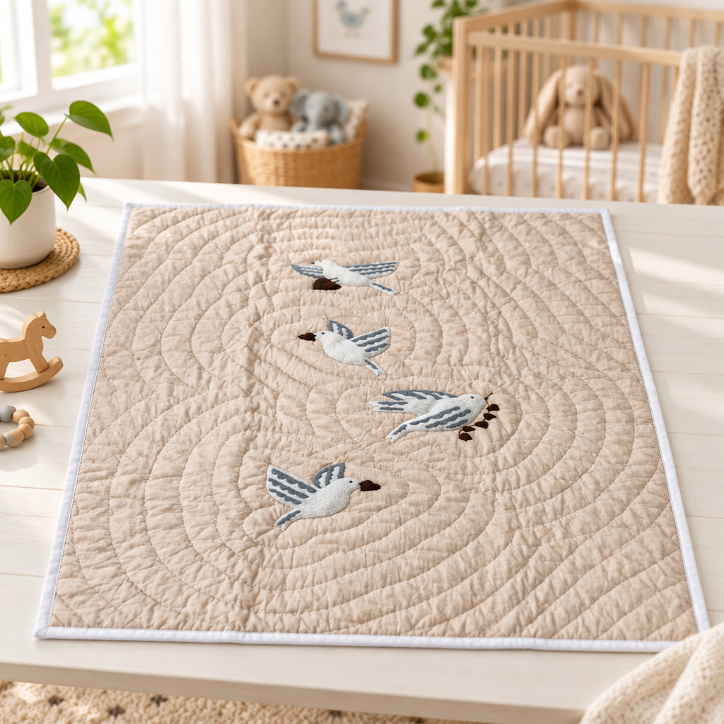 Little Birdie Baby Quilt