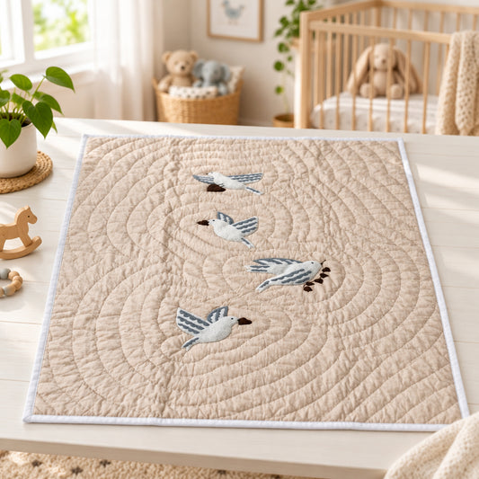 Little Birdie Baby Quilt