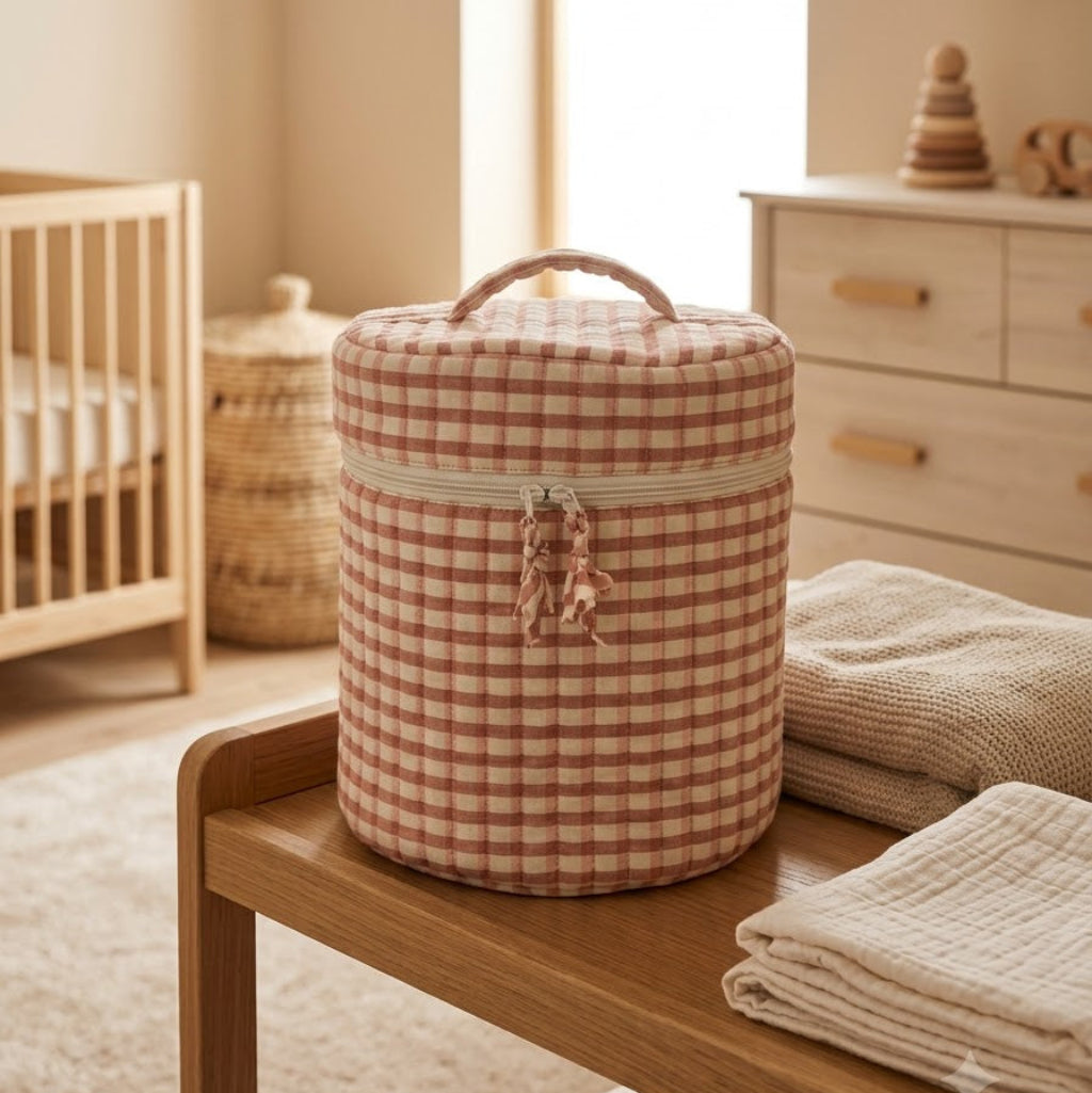 Gingham Storage Bag