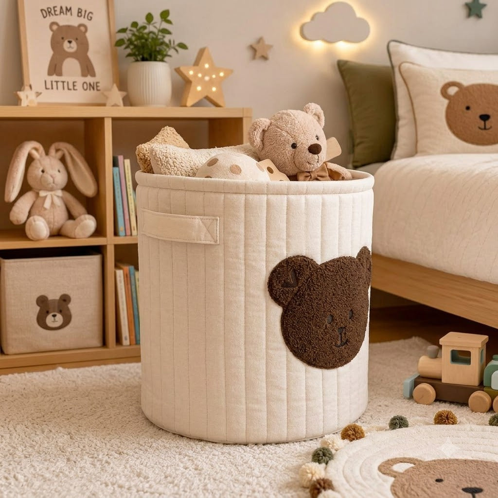 Teddy Bear Storage Basket