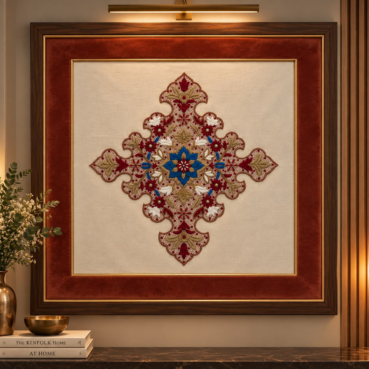 Heritage Floral Mandala Wall Art