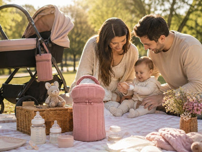 Mini Quilted Baby Bottle Organizer