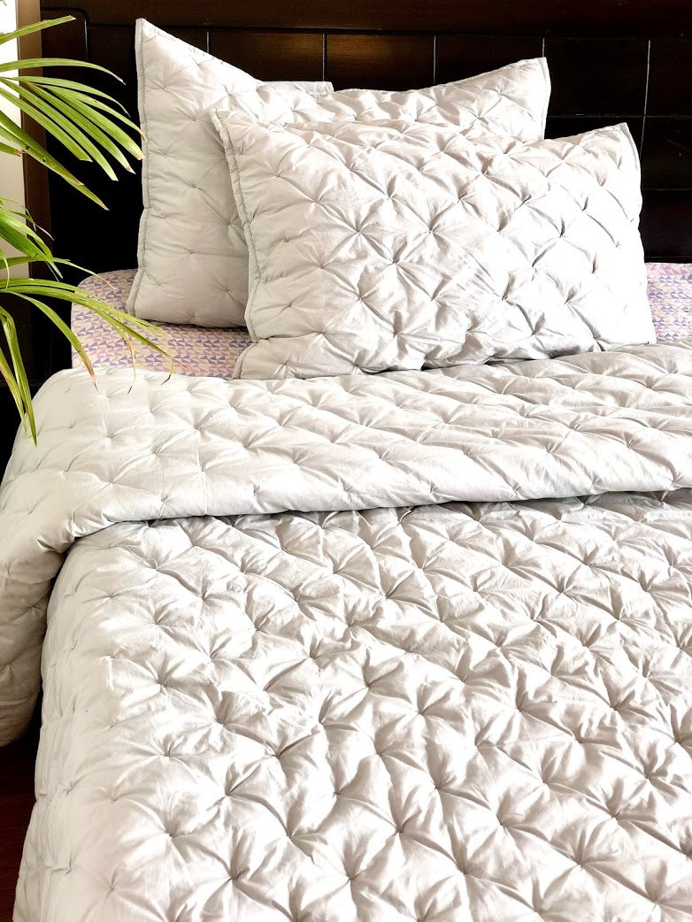 Cathleen Hand-Quilted Cotton Set