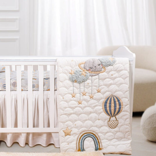 Rainbow Dreams Baby Quilt
