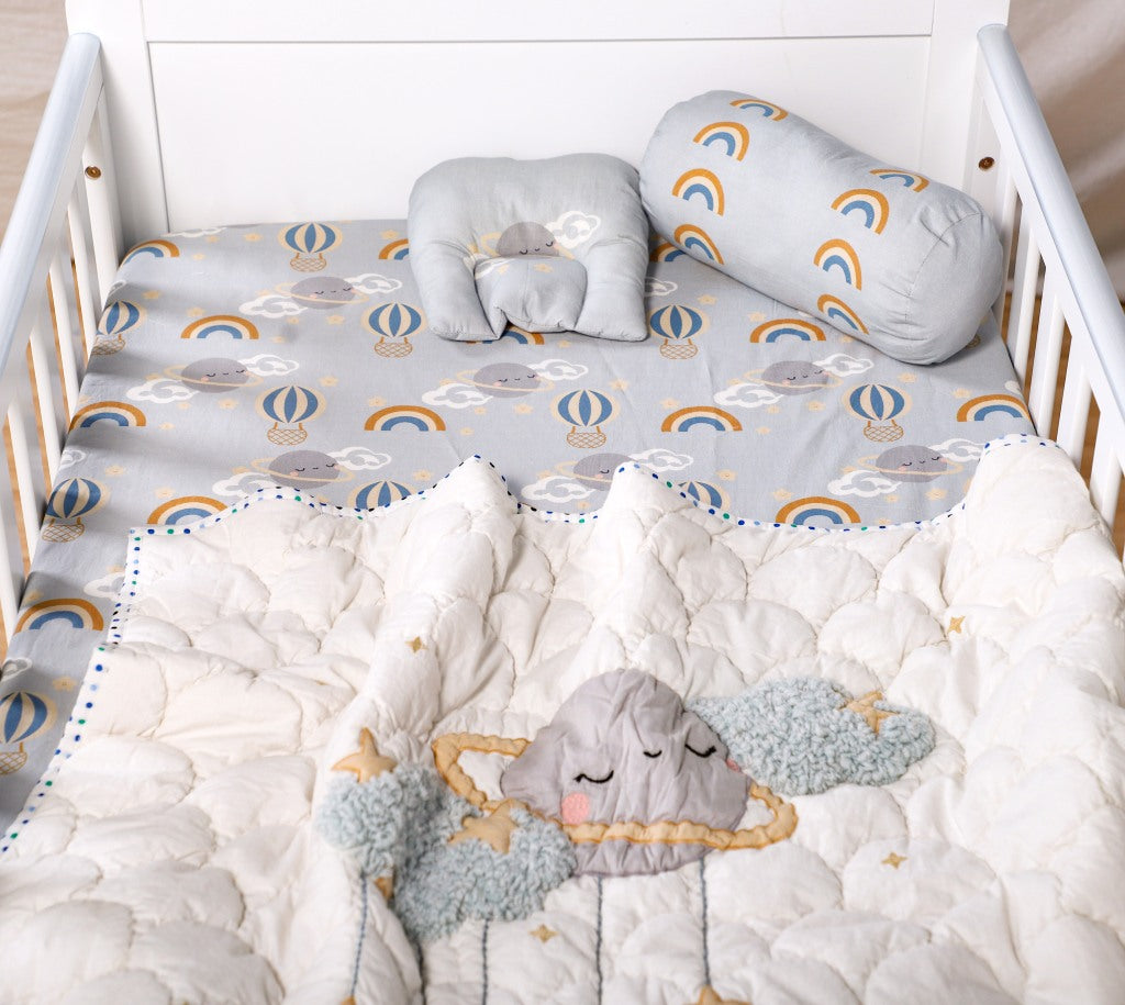 Rainbow Dreams Baby Crib Set