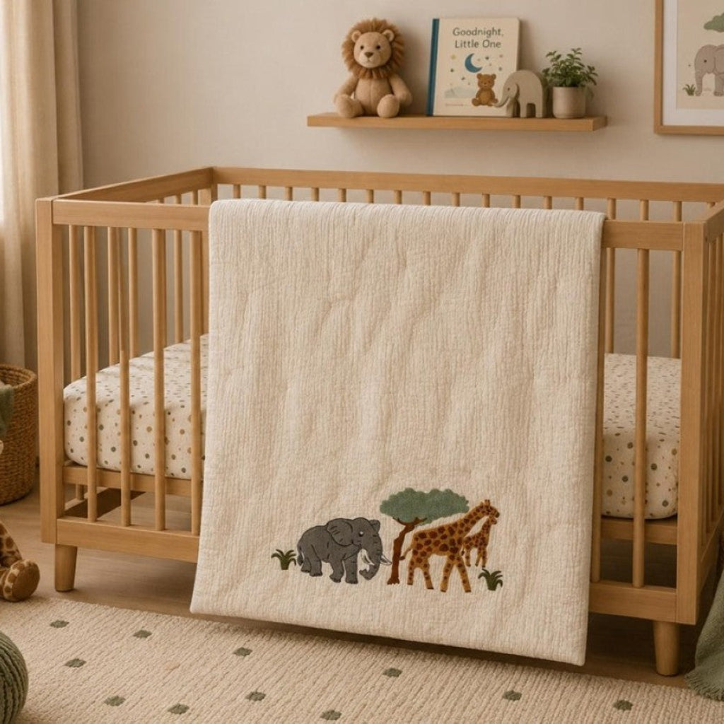 Safari Friends Baby Quilt