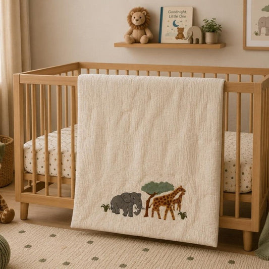 Safari Friends Baby Quilt