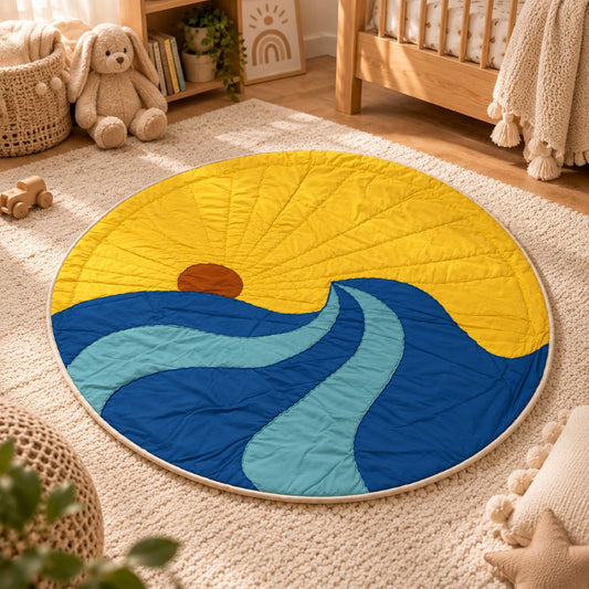 Sunset Waves Baby Play Mat