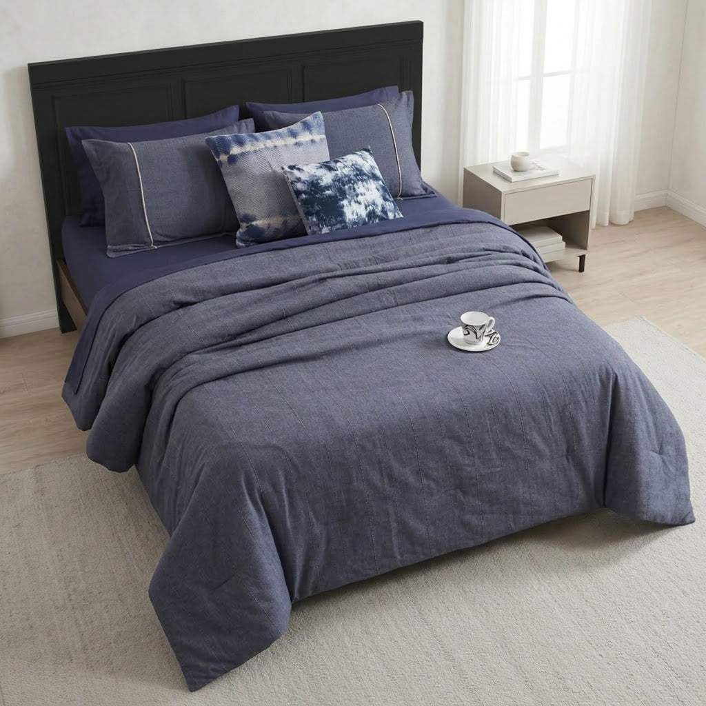 Monaco Stonewashed Duvet Cover Set