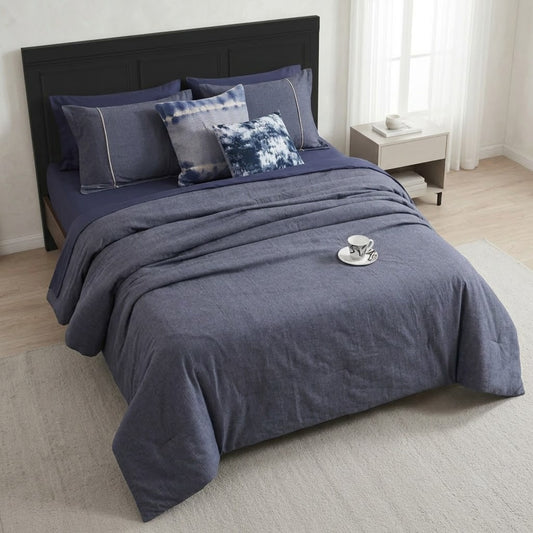 Monaco Stonewashed Duvet Cover Set